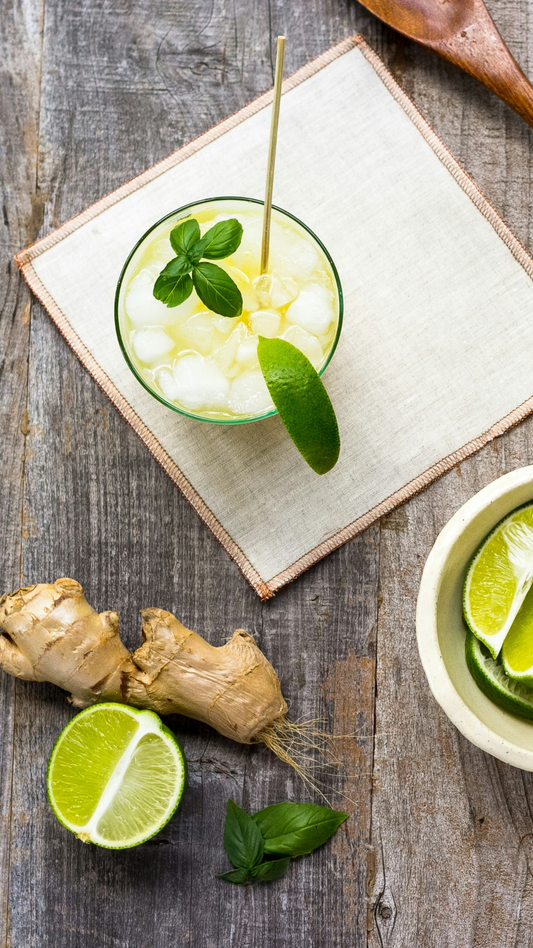 Fresh ginger root and ginger supplements for men's health and vitality