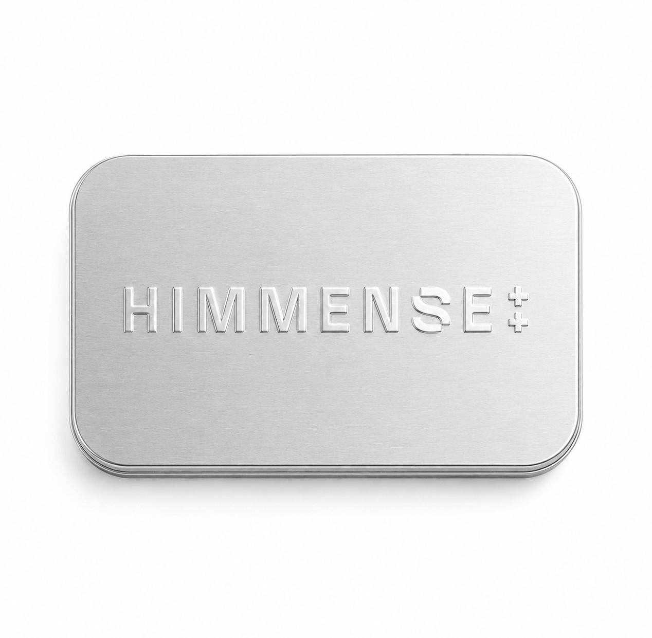 Himmense Supplement Travel Tin - white case for daily supplements