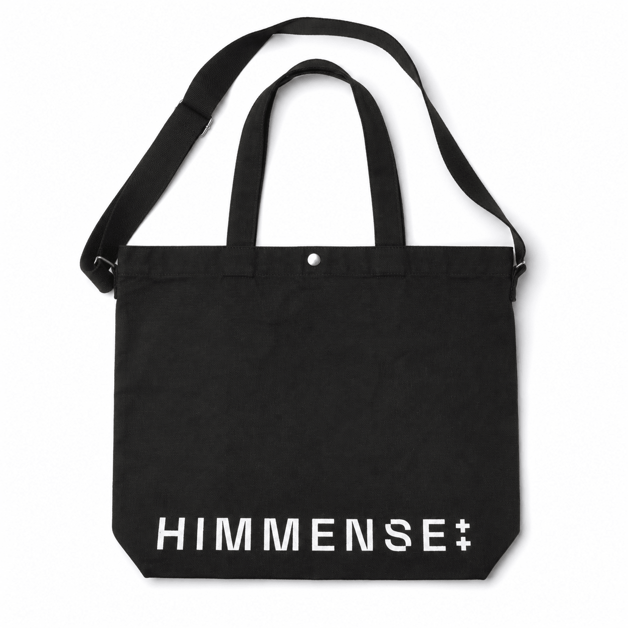 Himmense Everyday Carry Bag - black canvas tote for men